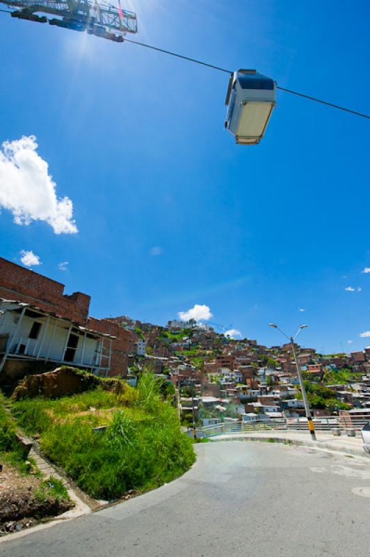 Metrocable Nuevo Occidente, San Javier, Medellin, ...