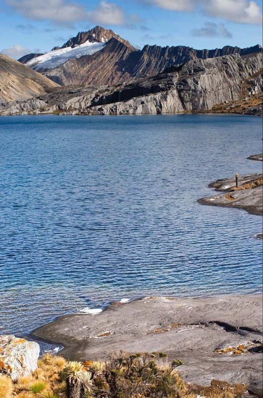 Laguna la Plaza, Sierra Nevada del Cocuy, Boyaca, ...