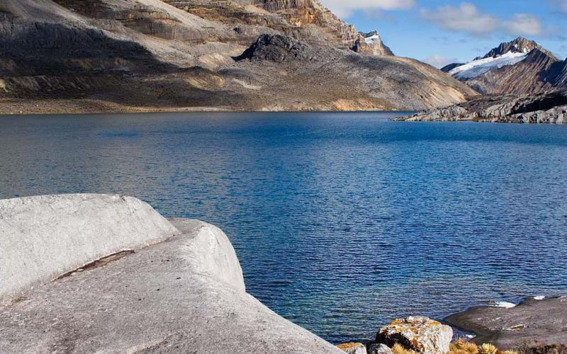 Laguna la Plaza, Sierra Nevada del Cocuy, Boyaca, ...