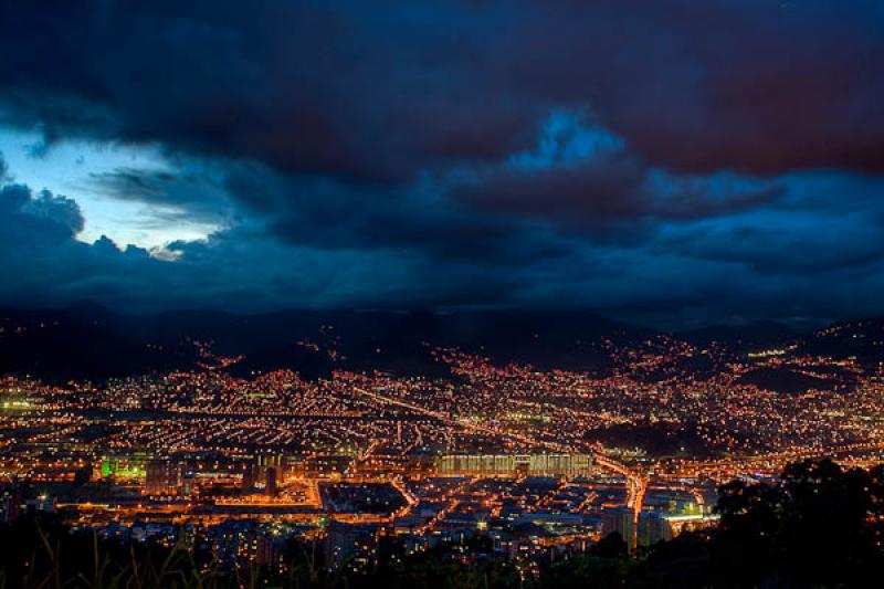 Panoramica de la Ciudad de Medellin, Antioquia, Co...