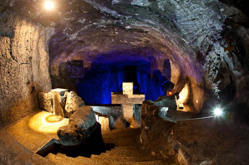 El Viacrucis, Catedral de Sal, Zipaquira, Provinci...