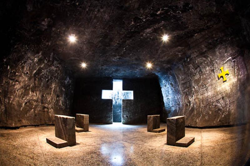 El Viacrucis, Catedral de Sal, Zipaquira, Provinci...