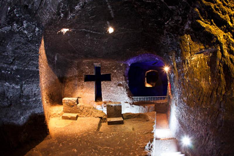 El Viacrucis, Catedral de Sal, Zipaquira, Provinci...