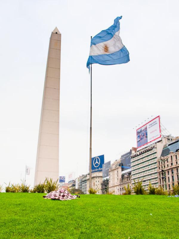 Obelisco de Buenos Aires, Buenos Aires, Argentina,...