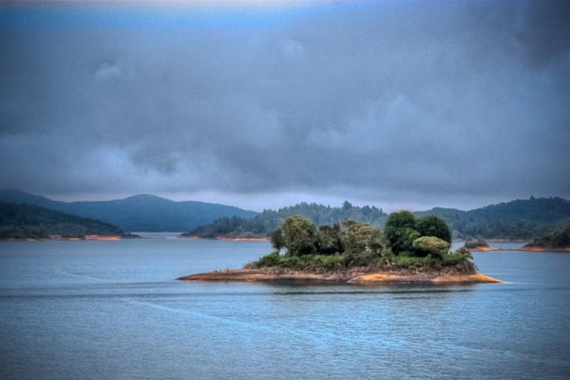 Embalse de Guatape, Guatape, Antioquia, Oriente An...