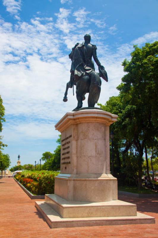 Monumento a Simon Bolivar, Santa Marta, Magdalena,...