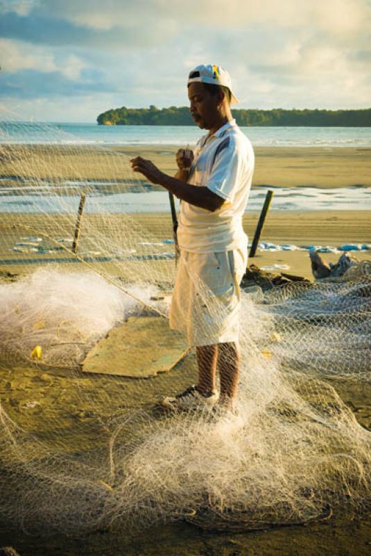 Pescador en Buenaventura, Valle del Cauca, Cali, C...