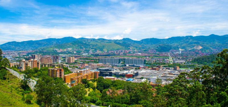 Panoramica de Medellin, Antioquia, Colombia