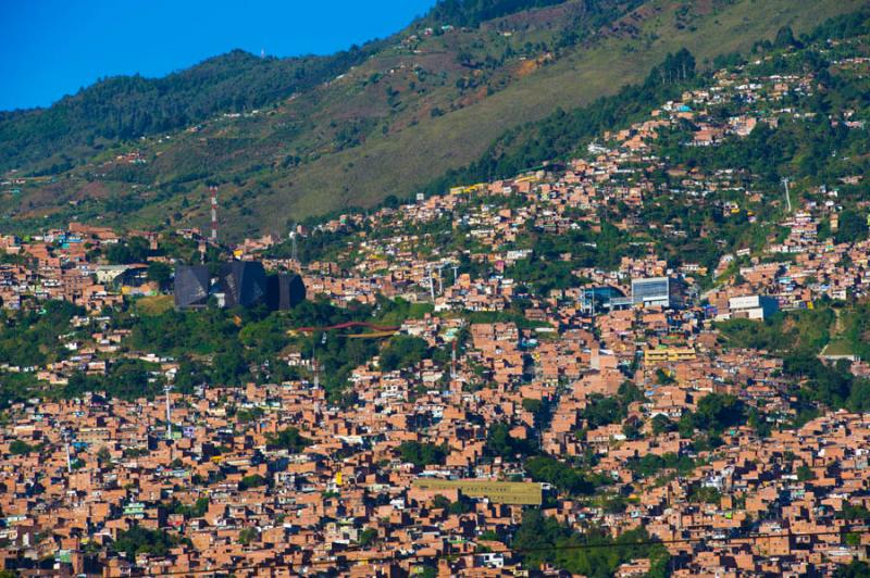 Panoramica de Santo Domingo Savio, Medellin, Antio...