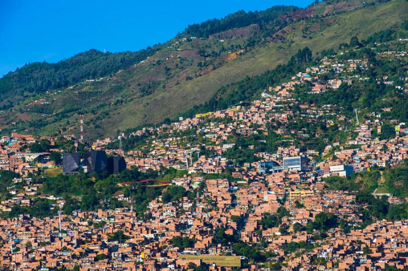 Panoramica de Santo Domingo Savio, Medellin, Antio...