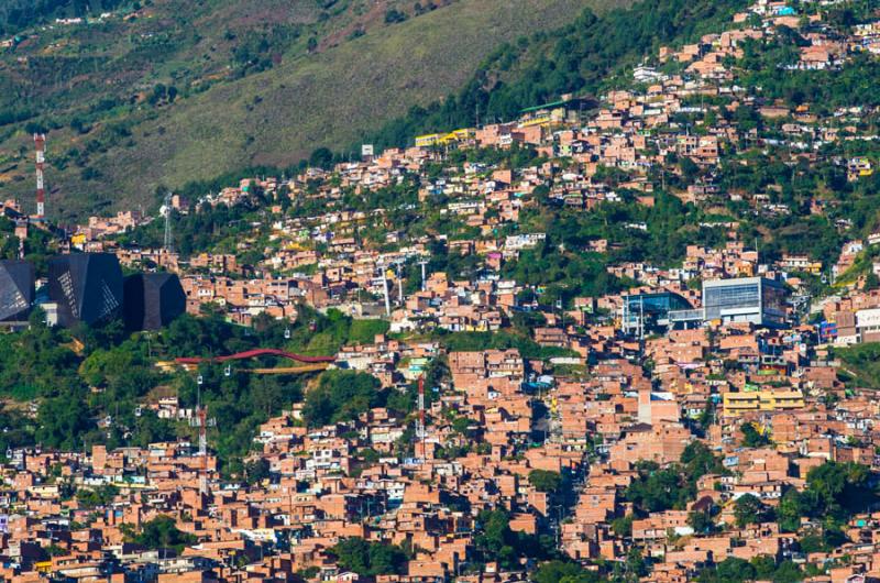 Panoramica de Santo Domingo Savio, Medellin, Antio...