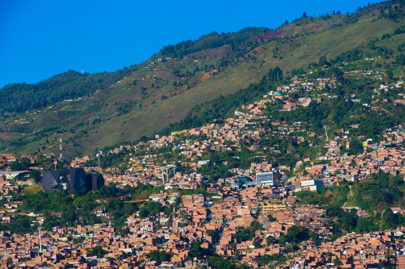 Panoramica de Santo Domingo Savio, Medellin, Antio...