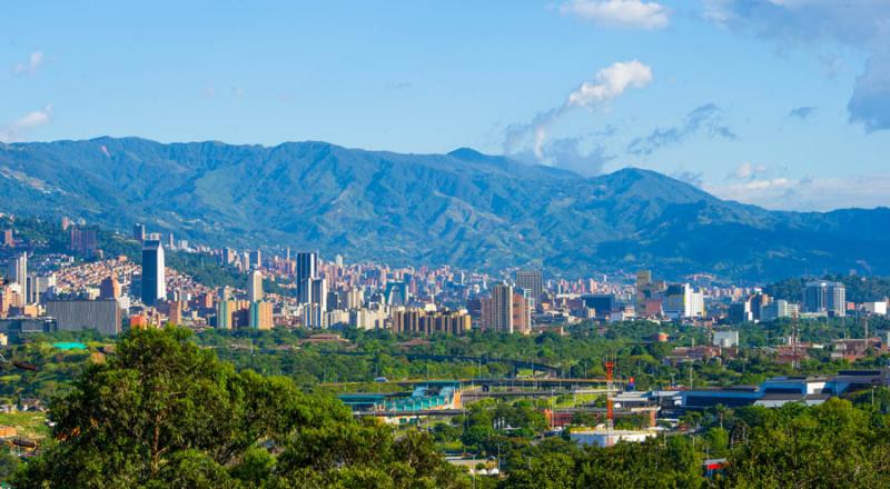 Panoramica de Medellin, Antioquia, Colombia