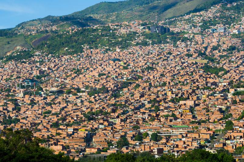 Panoramica de Santo Domingo Savio, Medellin, Antio...