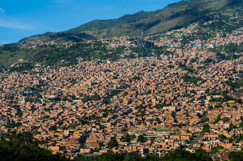 Panoramica de Santo Domingo Savio, Medellin, Antio...