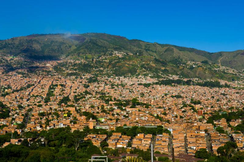 Panoramica de Santo Domingo Savio, Medellin, Antio...