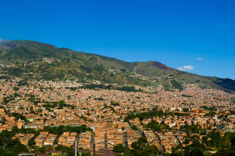 Panoramica de Santo Domingo Savio, Medellin, Antio...