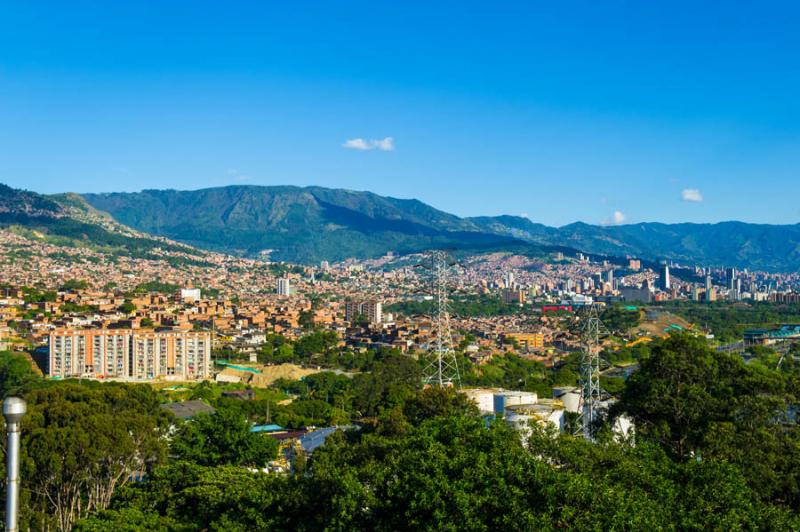 Panoramica de Medellin, Antioquia, Colombia