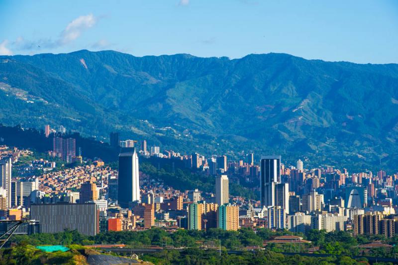 Panoramica de Medellin, Antioquia, Colombia