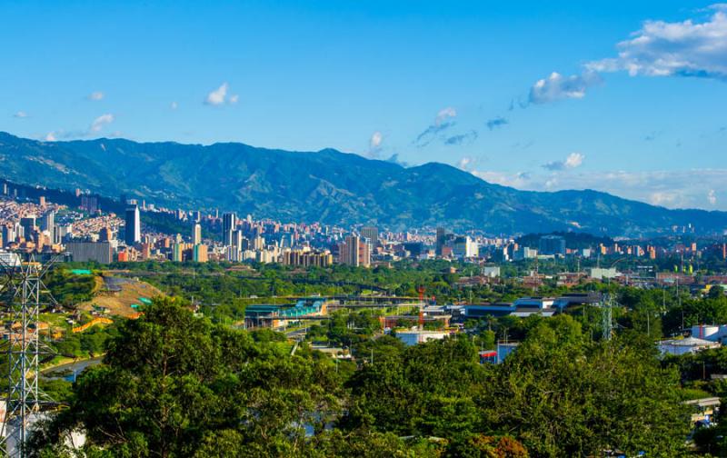 Panoramica de Medellin, Antioquia, Colombia