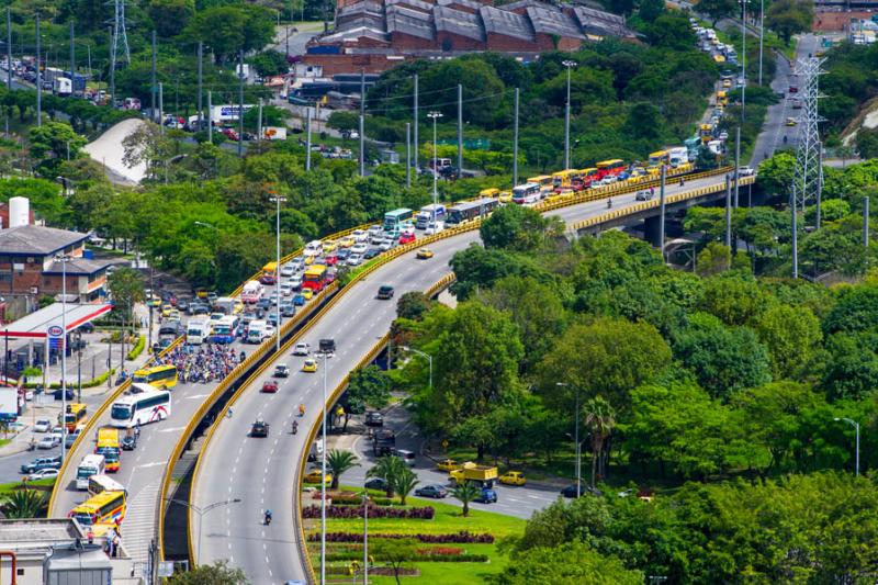 Panoramica de Medellin, Antioquia, Colombia