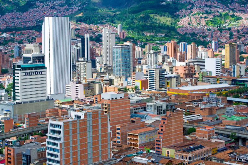 Panoramica de Medellin, Antioquia, Colombia