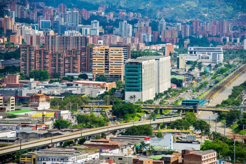 Panoramica de Medellin, Antioquia, Colombia