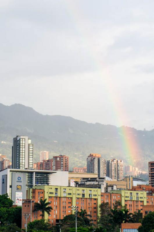 Panoramica de El Poblado, Medellin, Antioquia, Col...