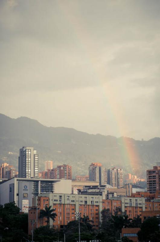 Panoramica de El Poblado, Medellin, Antioquia, Col...