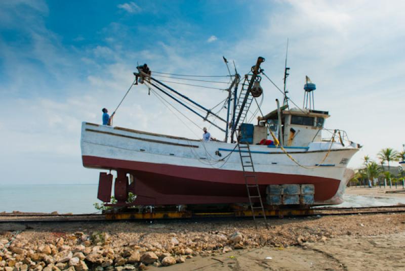 Barco Pesquero, Santiago de Tolu, Tolu, Sucre, Sin...