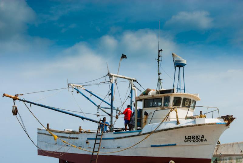 Barco Pesquero, Santa Cruz de Lorica, Cordoba, Col...