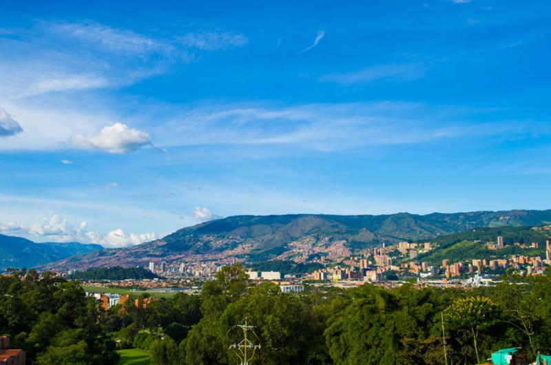 Panoramica de Medellin, Antioquia, Colombia