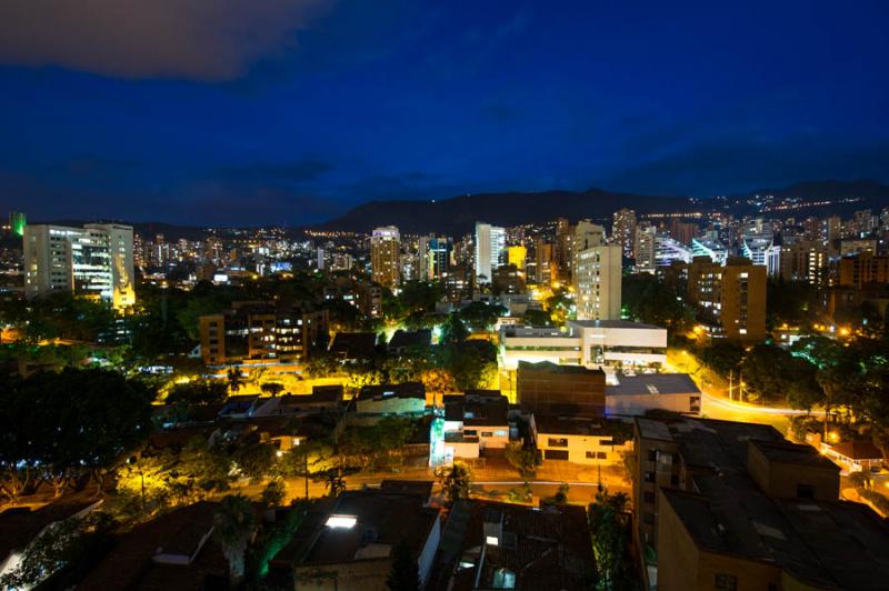 Panoramica de El Poblado, Medellin, Antioquia, Col...