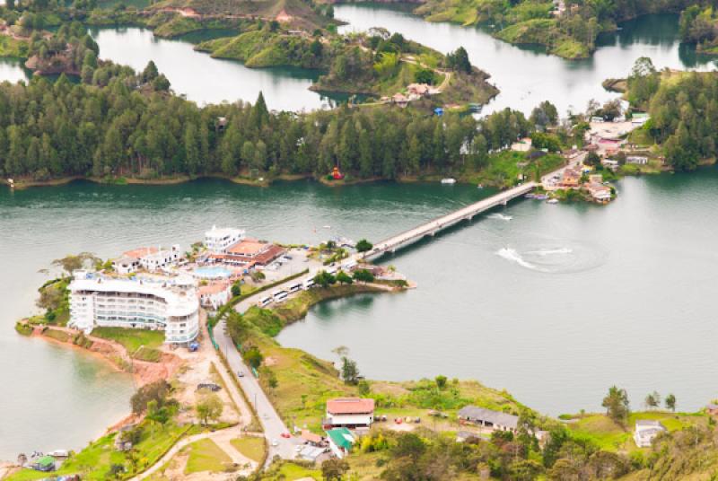 Embalse de Guatape, Guatape, Antioquia, Oriente An...