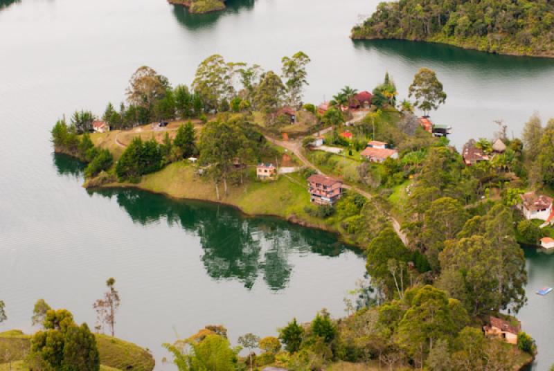 Embalse de Guatape, Guatape, Antioquia, Oriente An...