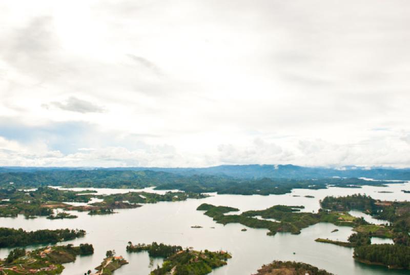 Embalse de Guatape, Guatape, Antioquia, Oriente An...