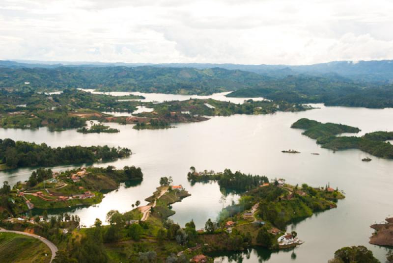 Embalse de Guatape, Guatape, Antioquia, Oriente An...