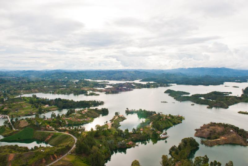 Embalse de Guatape, Guatape, Antioquia, Oriente An...