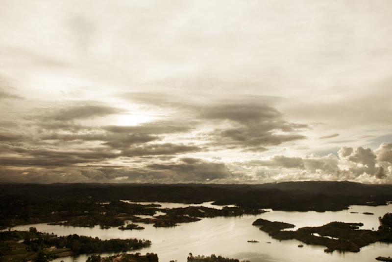 Embalse de Guatape, Guatape, Antioquia, Oriente An...