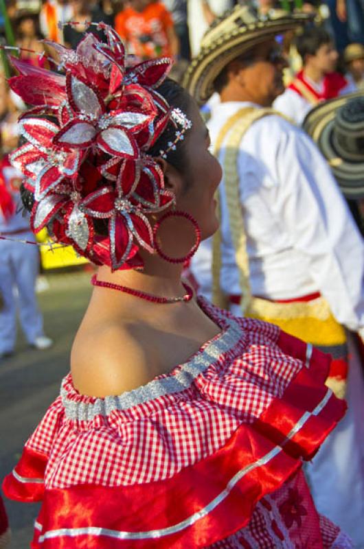 Bailarina en el Carnaval de Barranquilla, Barranqu...