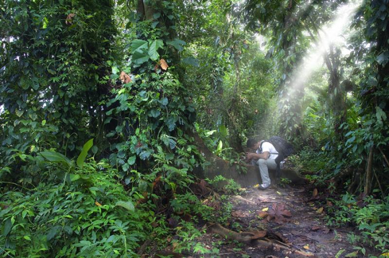 Hombre en la Selva, Amazonas, Leticia, Colombia