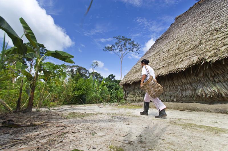 Mujer Trabajando, Amazonas, Leticia, Colombia