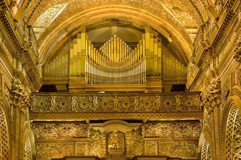 Iglesia de La CompaÃ±ia, Quito, Ecuador, Sur Ame...