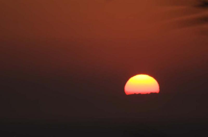 Ocaso en Santa Marta, Magdalena, Colombia