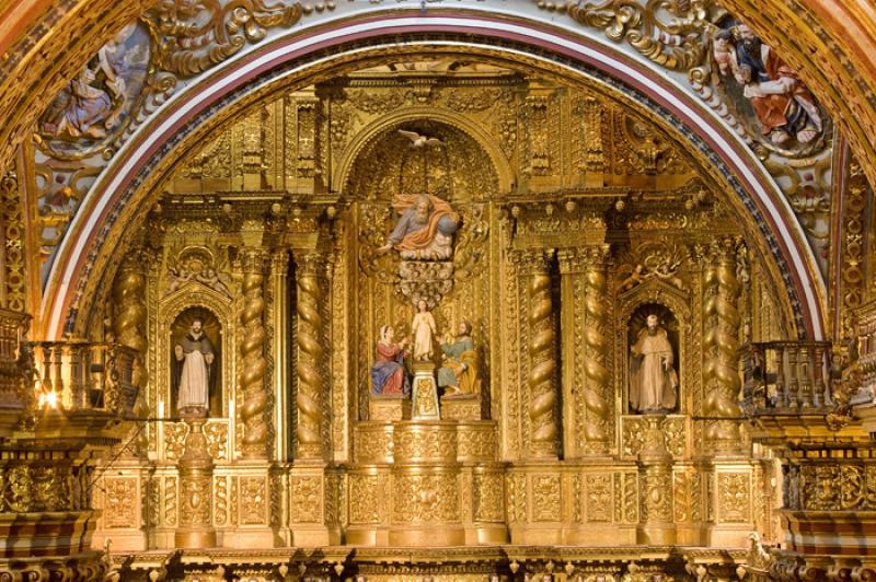 Iglesia de La CompaÃ±ia, Quito, Ecuador, Sur Ame...