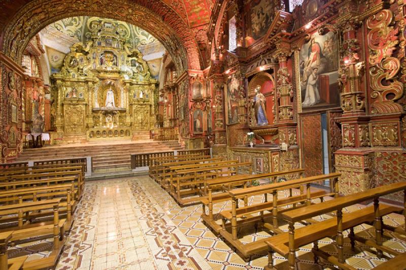 Iglesia de San Francisco, Quito, Ecuador, Sur Amer...