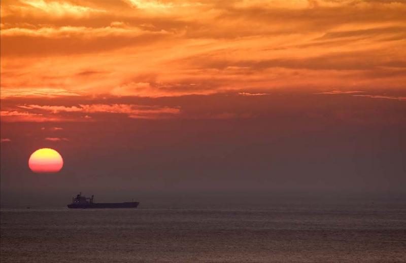 Ocaso en Santa Marta, Magdalena, Colombia