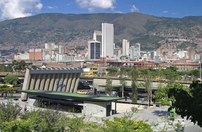 Panoramica de la Ciudad de Medellin, Antioquia, Co...