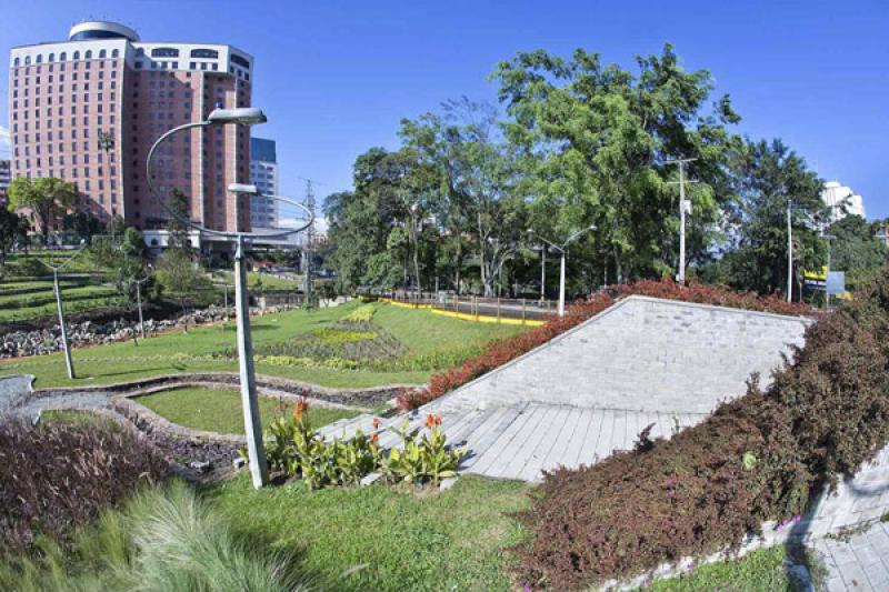 Parque Lineal La Presidenta, El Poblado, Medellin,...