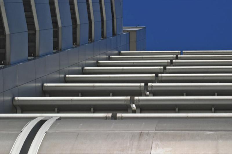 Detalle del Edificio Inteligente EPM, Medellin, An...